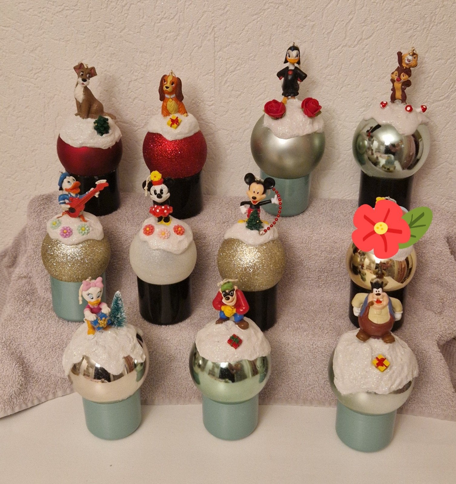 Verschillende Disney kerstballen, Diversen, Kerst, Ophalen of Verzenden, Nieuw