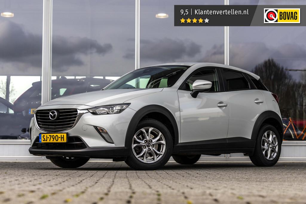 Mazda CX-3 2.0 SkyActiv-G 120 Dynamic | Automaat | Trekhaak, Auto's, Mazda, Stof, 4 cilinders, Wit, SUV of Terreinwagen
