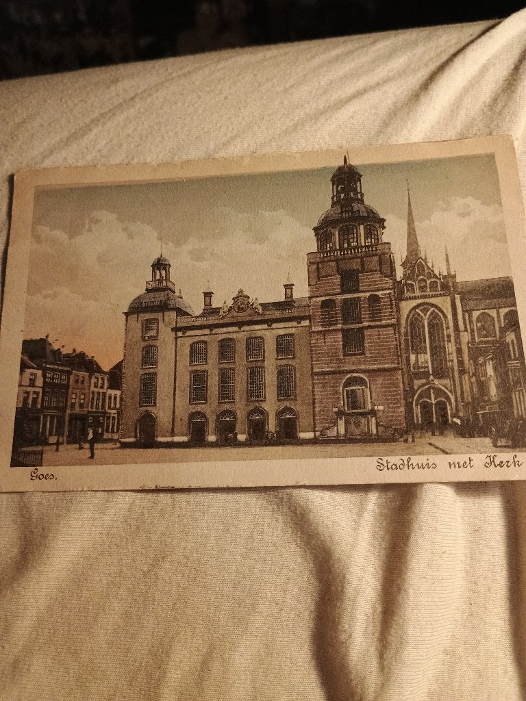 Goes stadhuis, Verzenden, Voor 1920, Gelopen, Zeeland