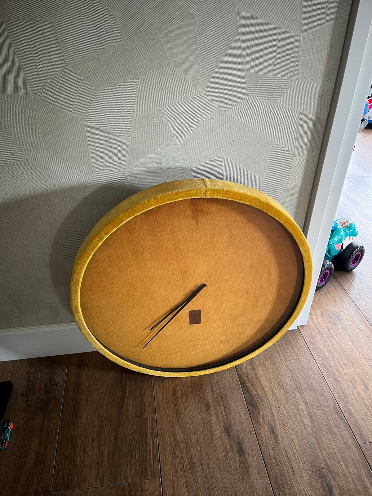 Coco Maison klok 60cm, Ophalen, Zo goed als nieuw, Analoog, Wandklok