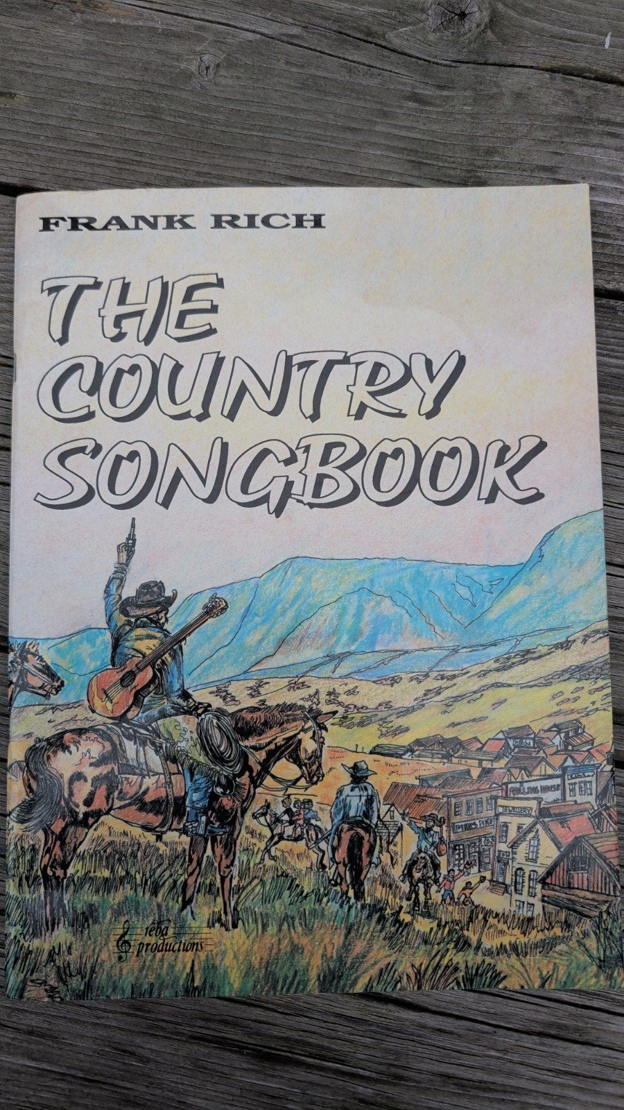 The Country Songbook - Frank Rich (Muziekboek), Gebruikt, Gitaar, Ophalen of Verzenden, Thema