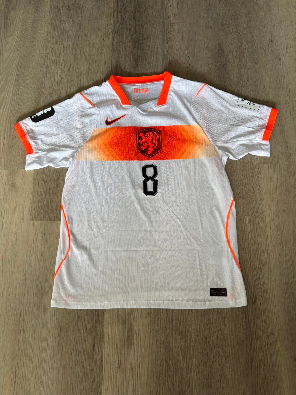 Nederlands Elftal Uitshirt 2026, Maat L, Verzenden, Zo goed als nieuw, Shirt