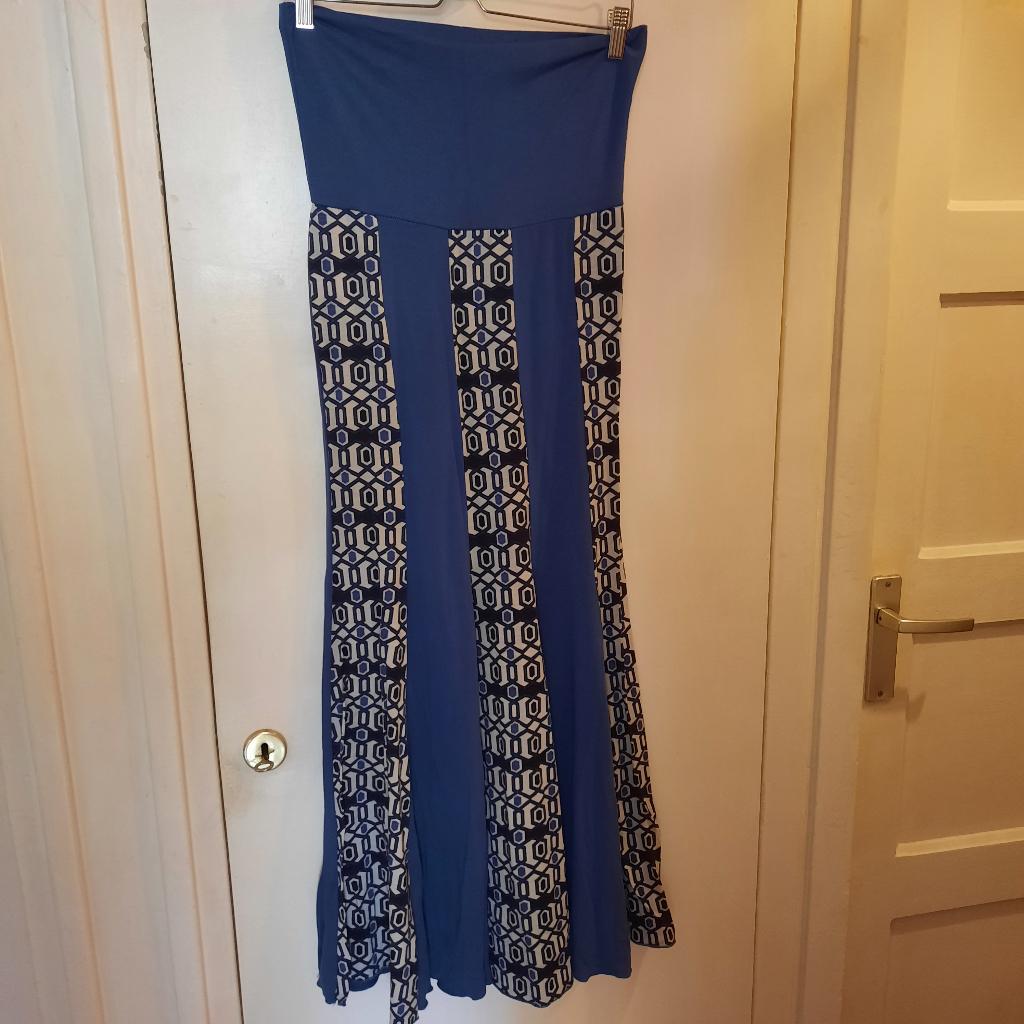 Flamenco rok blauw motief flamencorok nieuw, Ophalen of Verzenden, Nieuw, Kleding