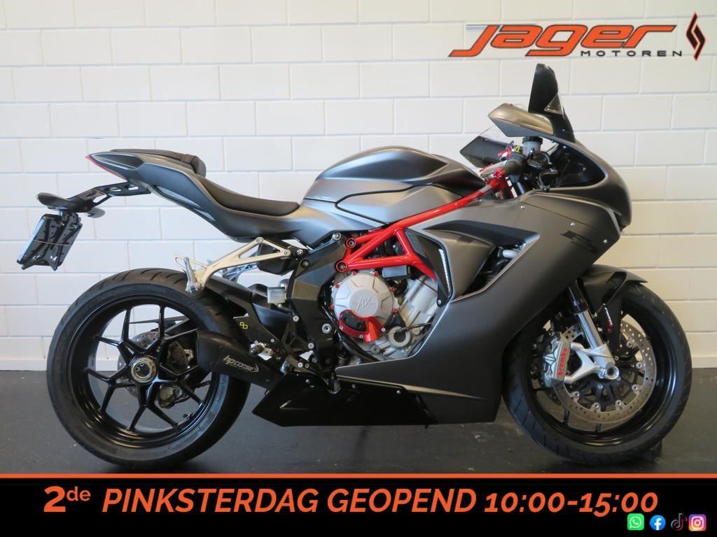 MV Agusta F 3 675 F3 TITANIUM GREY SPORTDEMPE (bj 2015), Motoren, Motoren | MV Agusta, 675 cc, Bedrijf, Super Sport