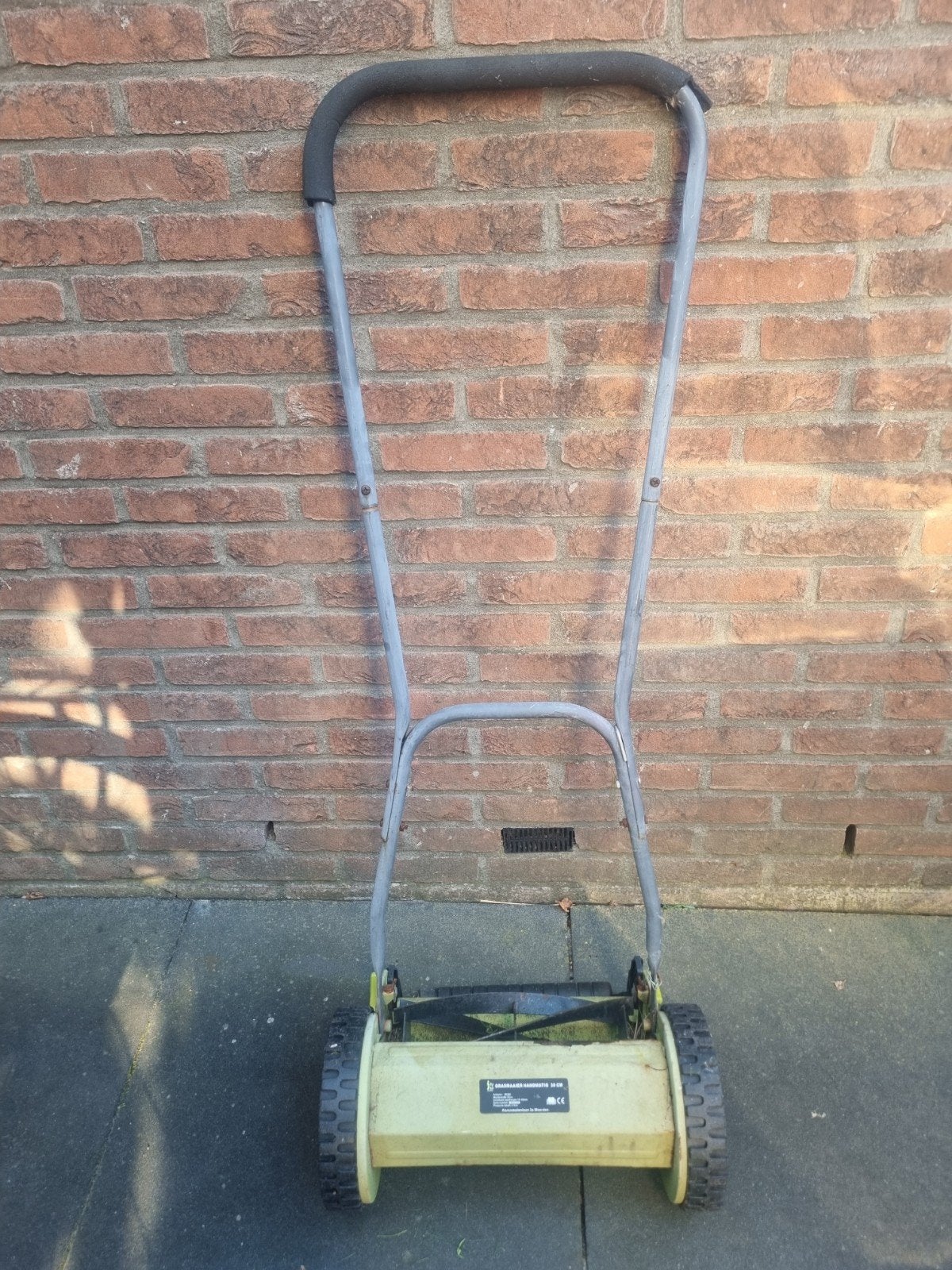 Handmatige grasmaaier, Ophalen of Verzenden, Gebruikt