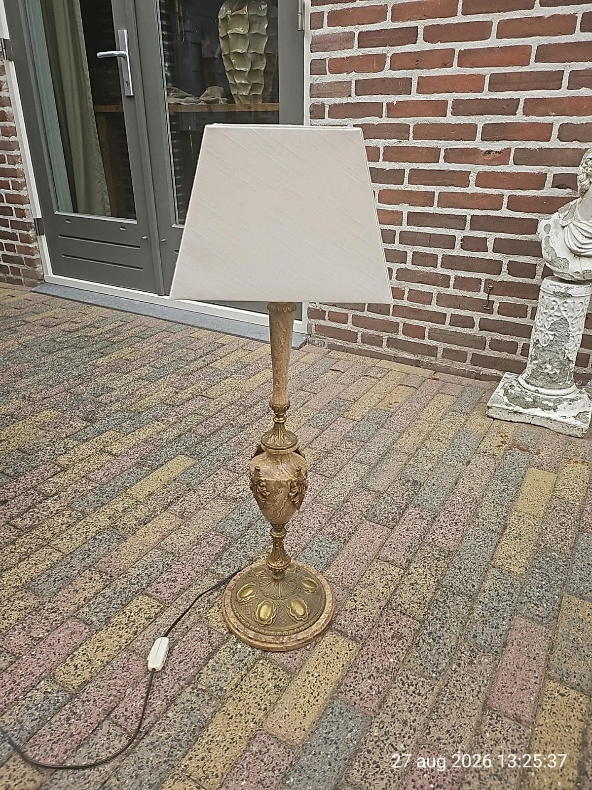 Set van 2 antieke tafellampen p, Ophalen of Verzenden