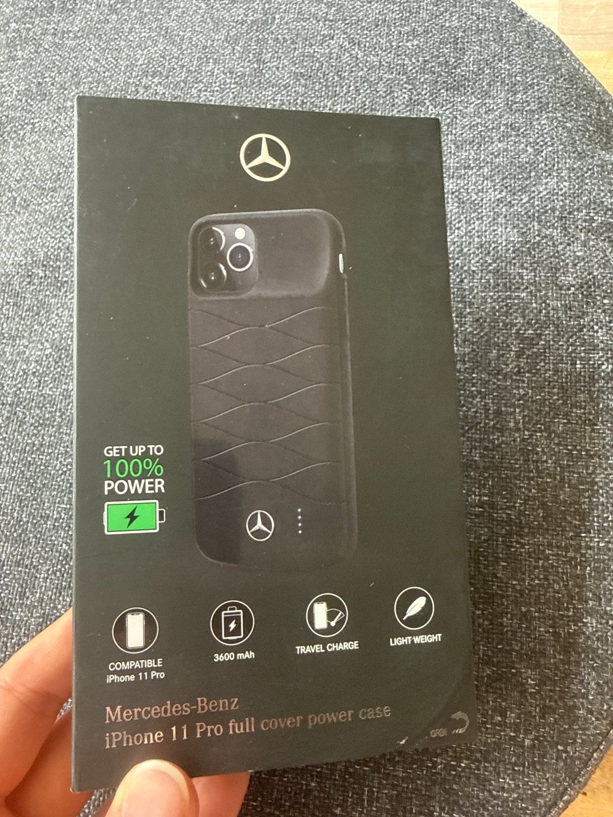Mercedes-Benz iPhone 11 Pro Power Case 3600 mAh batterij, Telecommunicatie, Mobiele telefoons | Toebehoren en Onderdelen, Ophalen of Verzenden