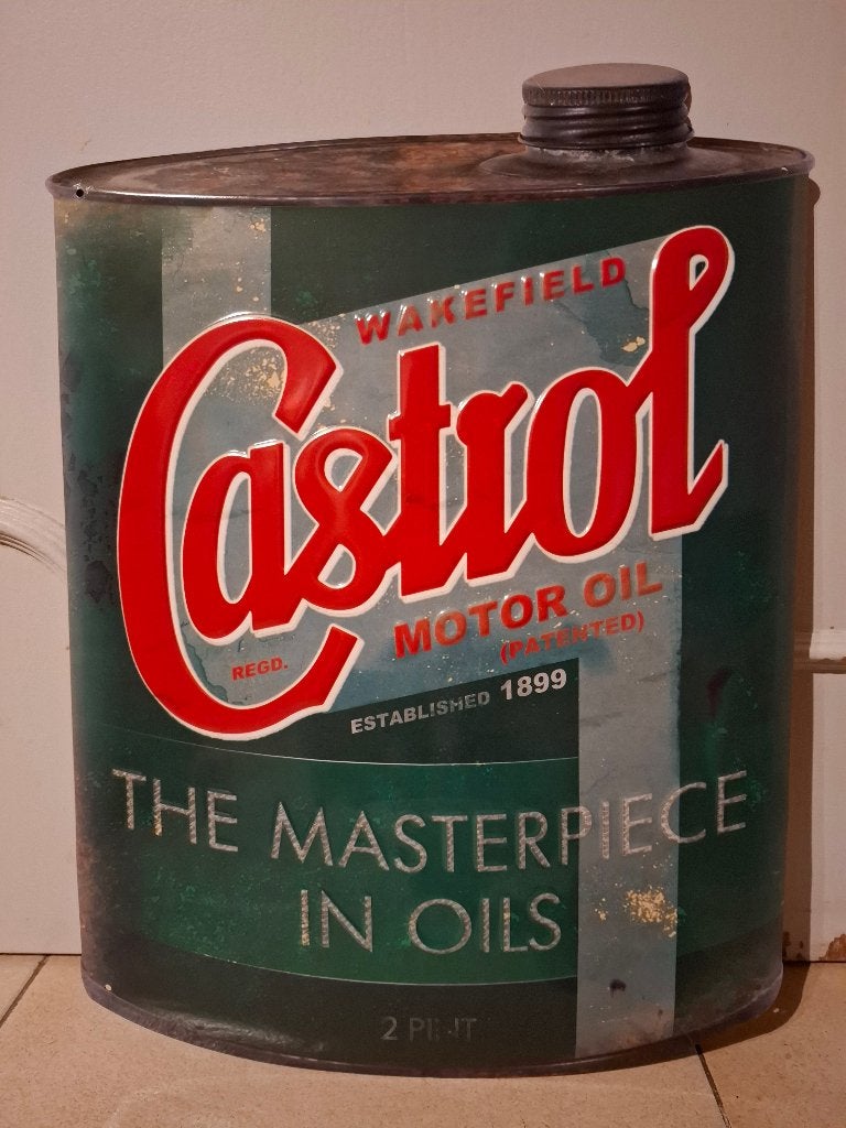 reclamebord Castrol motor olie, Verzamelen, Ophalen of Verzenden, Nieuw, Motoren