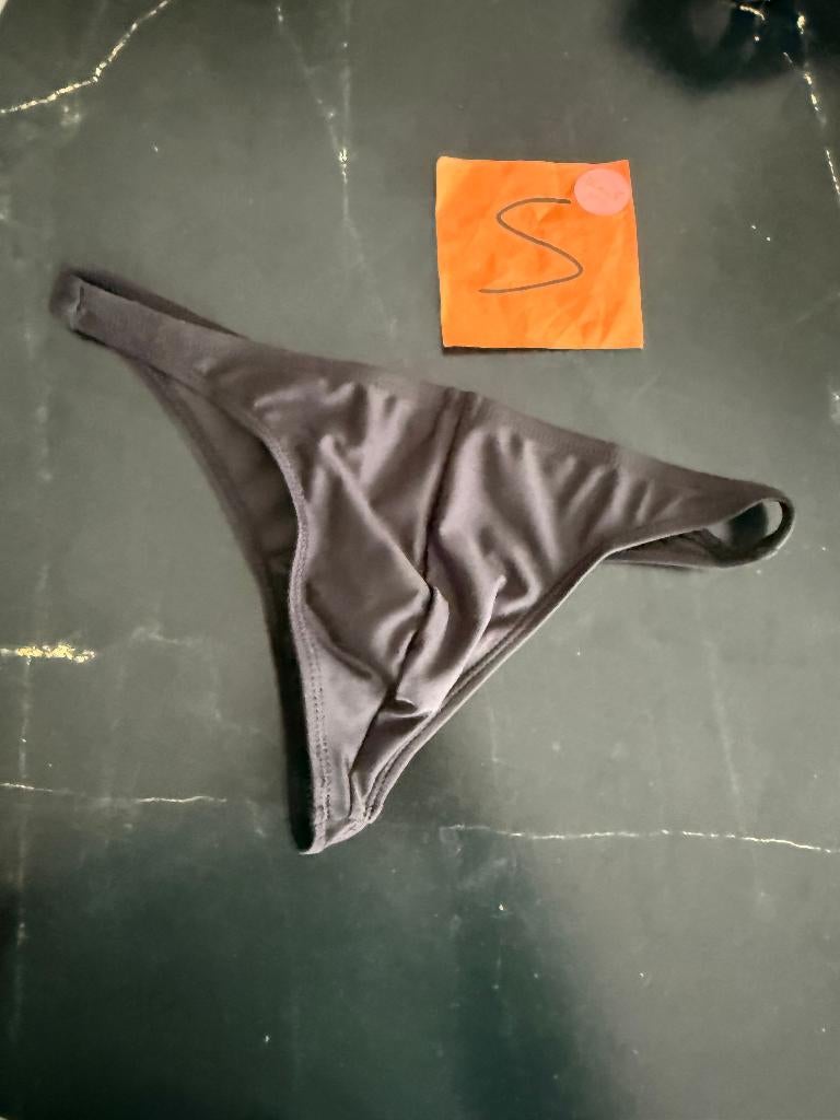 zwermstring, string, lycra, zwart, maat S, Ophalen of Verzenden, Maat 46 (S) of kleiner, Zwart, Zwemslip