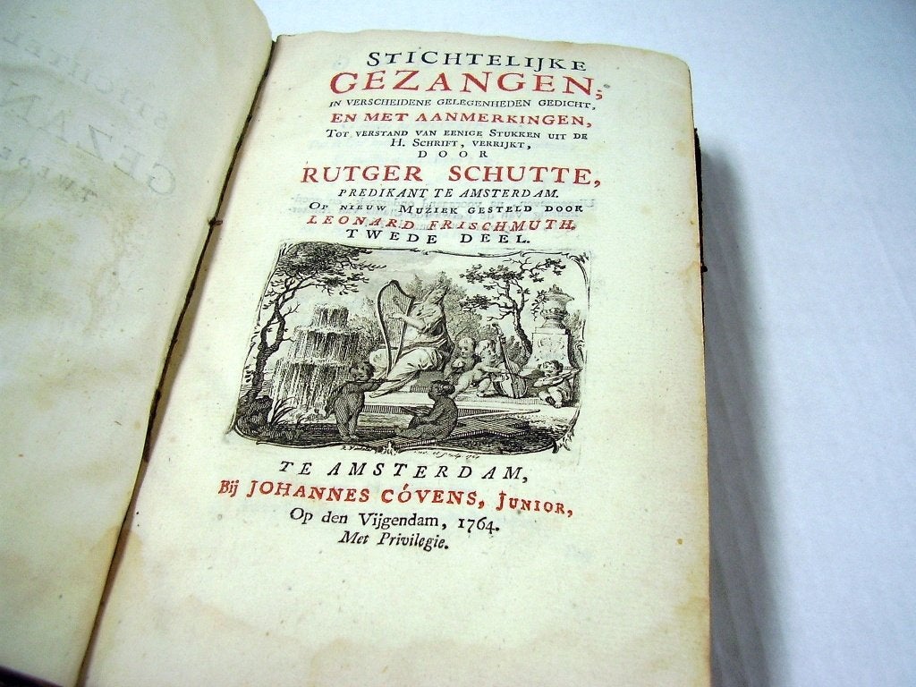 Rutger Schutte. Stichtelijke Gezangen. Twede Deel. 1764., Verzenden