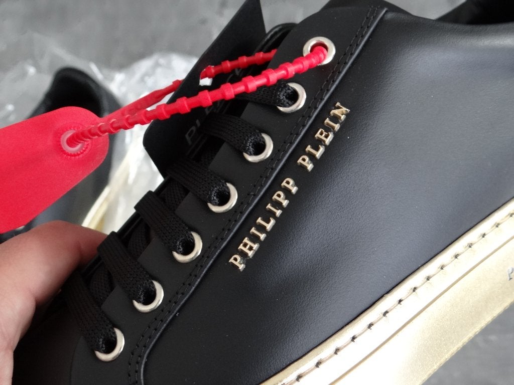 Philipp Plein Sneakers Zwart-Goud maat 42, Verzenden, Zwart, Nieuw, Sneakers of Gympen