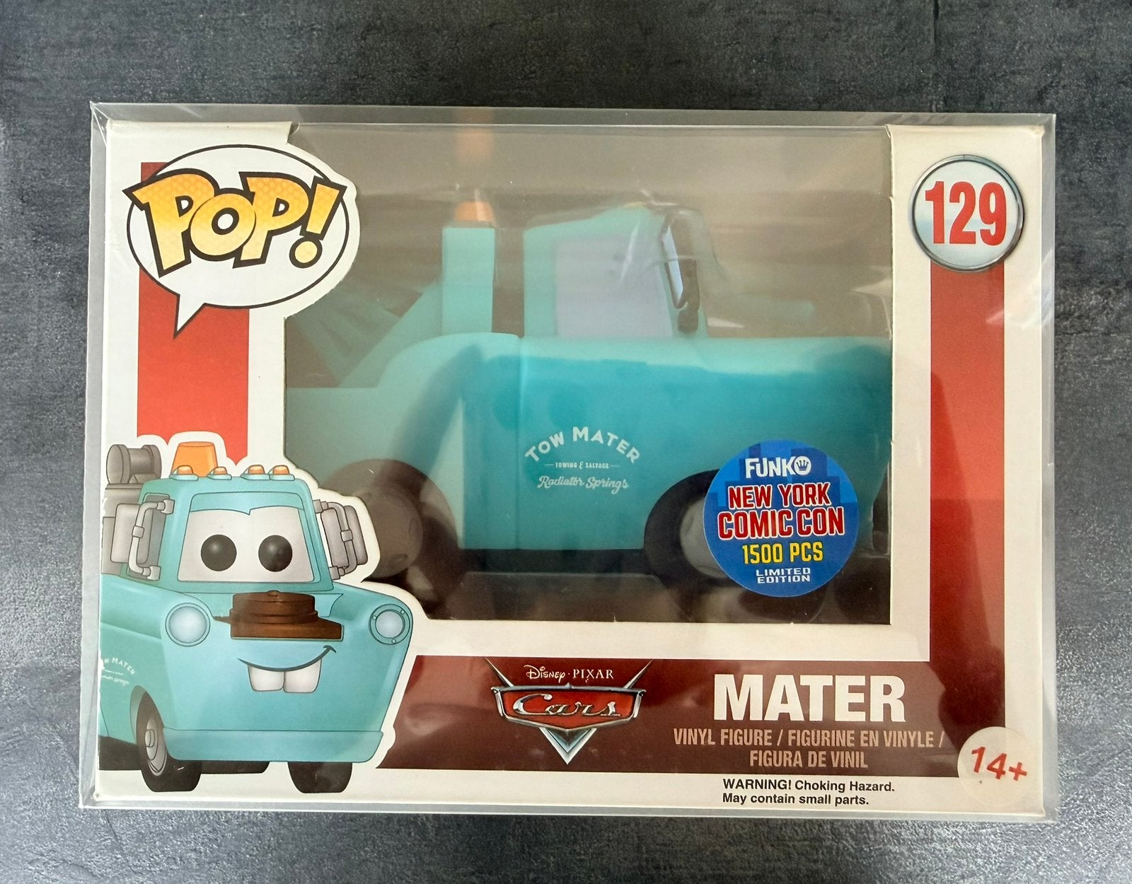 Funko POP! Cars Mater NYCC Exclusive 1500pcs, Ophalen of Verzenden, Zo goed als nieuw
