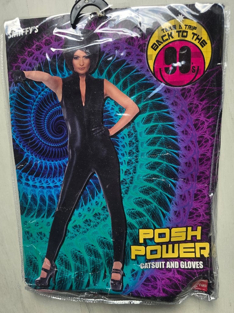 Smiffys 23698 Adult Female Posh Power Costume - Large, Carnaval, Verzenden, Nieuw, Kleding