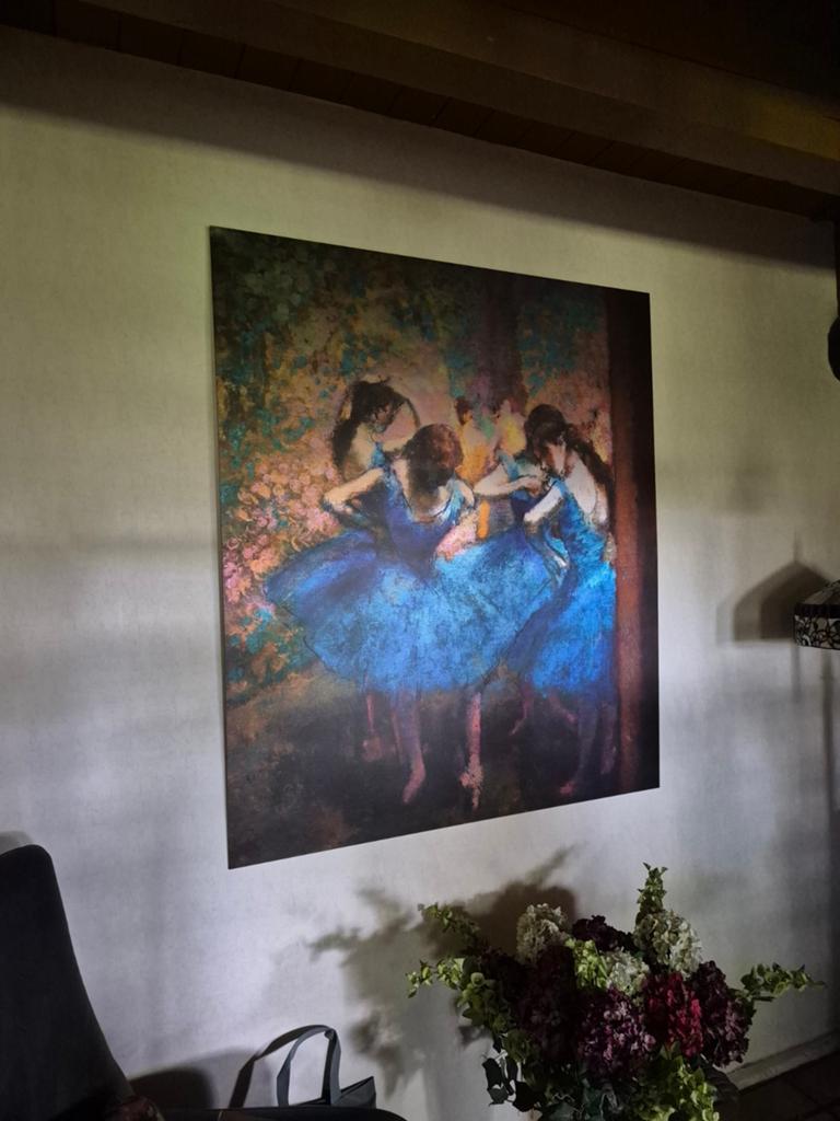Degas Balletdanseres Schilderij op Aluminium - 1.20x1.40m, Ophalen of Verzenden