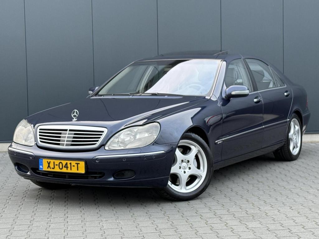 Mercedes S-klasse 600 Lang V12 Zeer Netjes - Schuifdak - Ada, Automaat, Blauw, Leder, Bedrijf