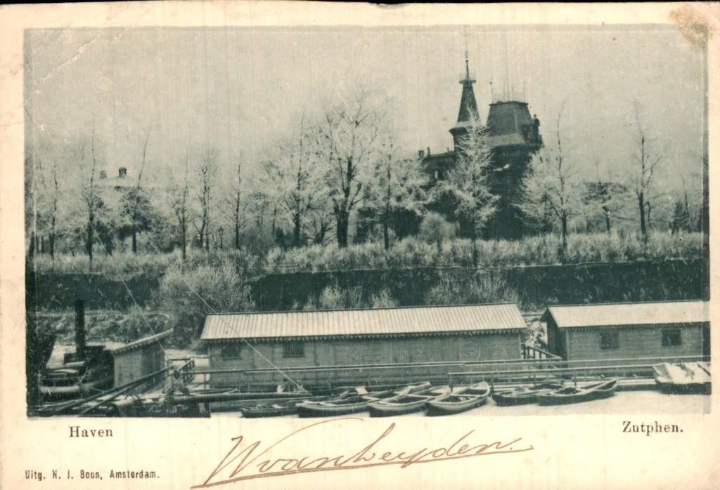 Zutphen - Haven - Roeiboten, Ophalen of Verzenden, Voor 1920, Gelopen, Gelderland