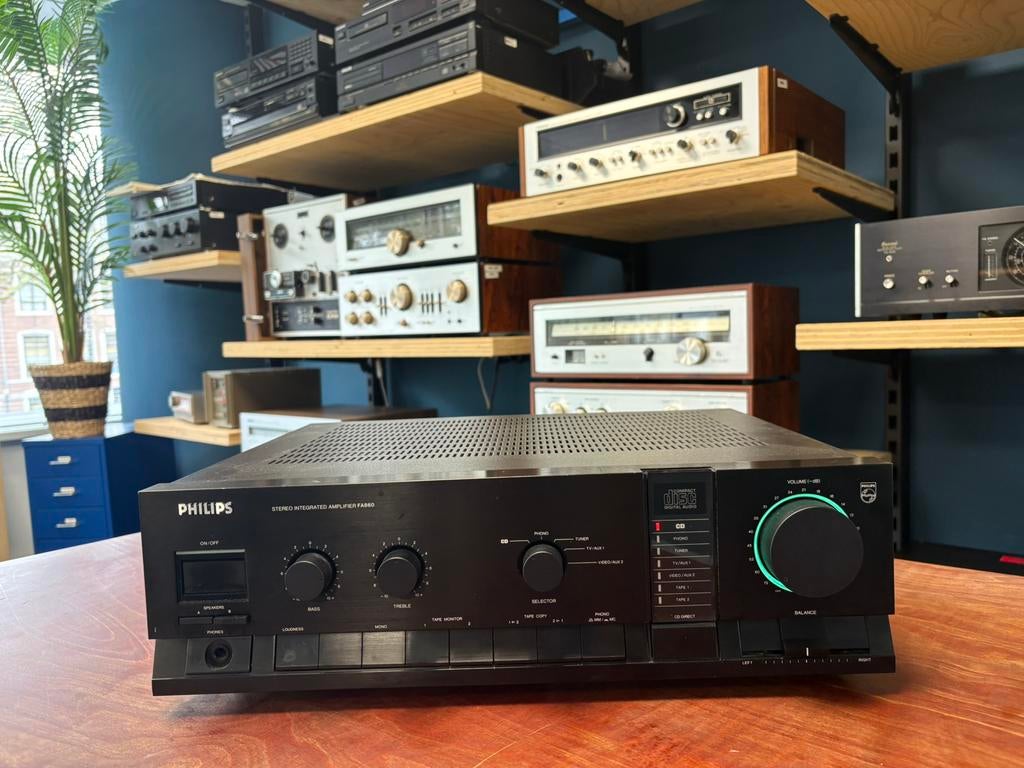 Philips FA860 (Marantz) Versterker incl garantie, Audio, Tv en Foto, Marantz, Ophalen of Verzenden, Zo goed als nieuw, Minder dan 60 watt