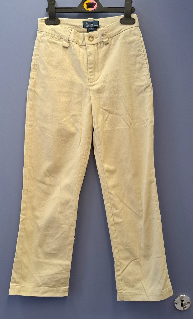 Ralph Lauren Polo klassieke chino broek zand/beige 122 49211, Broek, ., Ophalen of Verzenden, Zo goed als nieuw