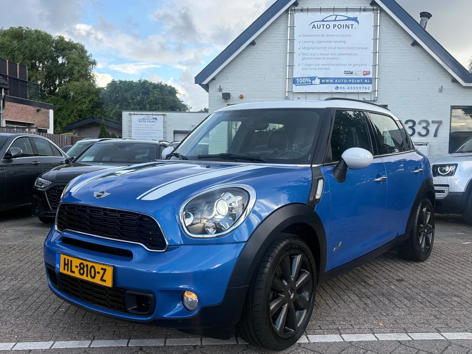 Mini Mini Countryman 1.6 COOPER S 185PK 4WD/AUT/LEDER/NAVI/X, Euro 5, 1380 kg, Gebruikt, Zwart