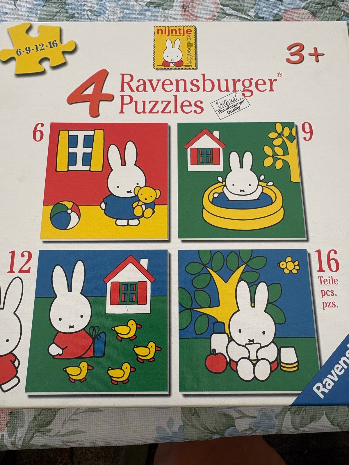 Nijntje Ravensburger Puzzels (4 stuks), Ophalen of Verzenden, 10 tot 50 stukjes, Gebruikt, 2 tot 4 jaar
