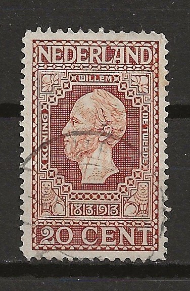 Nederland – Onafhankelijkheid - 1913 – Gebruikt, Postzegels en Munten, Verzenden, T/m 1940, Gestempeld