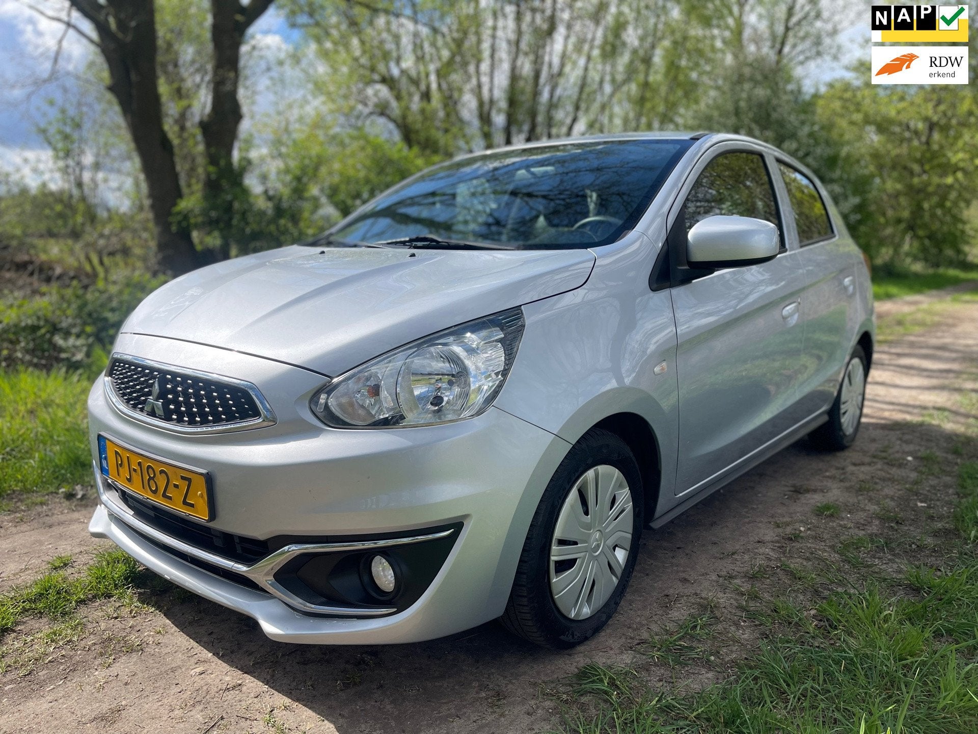 Mitsubishi Space Star 1.0 Cool+ 2e Eig! Airco/ Elek.ramen/ A, Auto's, Voorwielaandrijving, Stof, Gebruikt, Origineel Nederlands