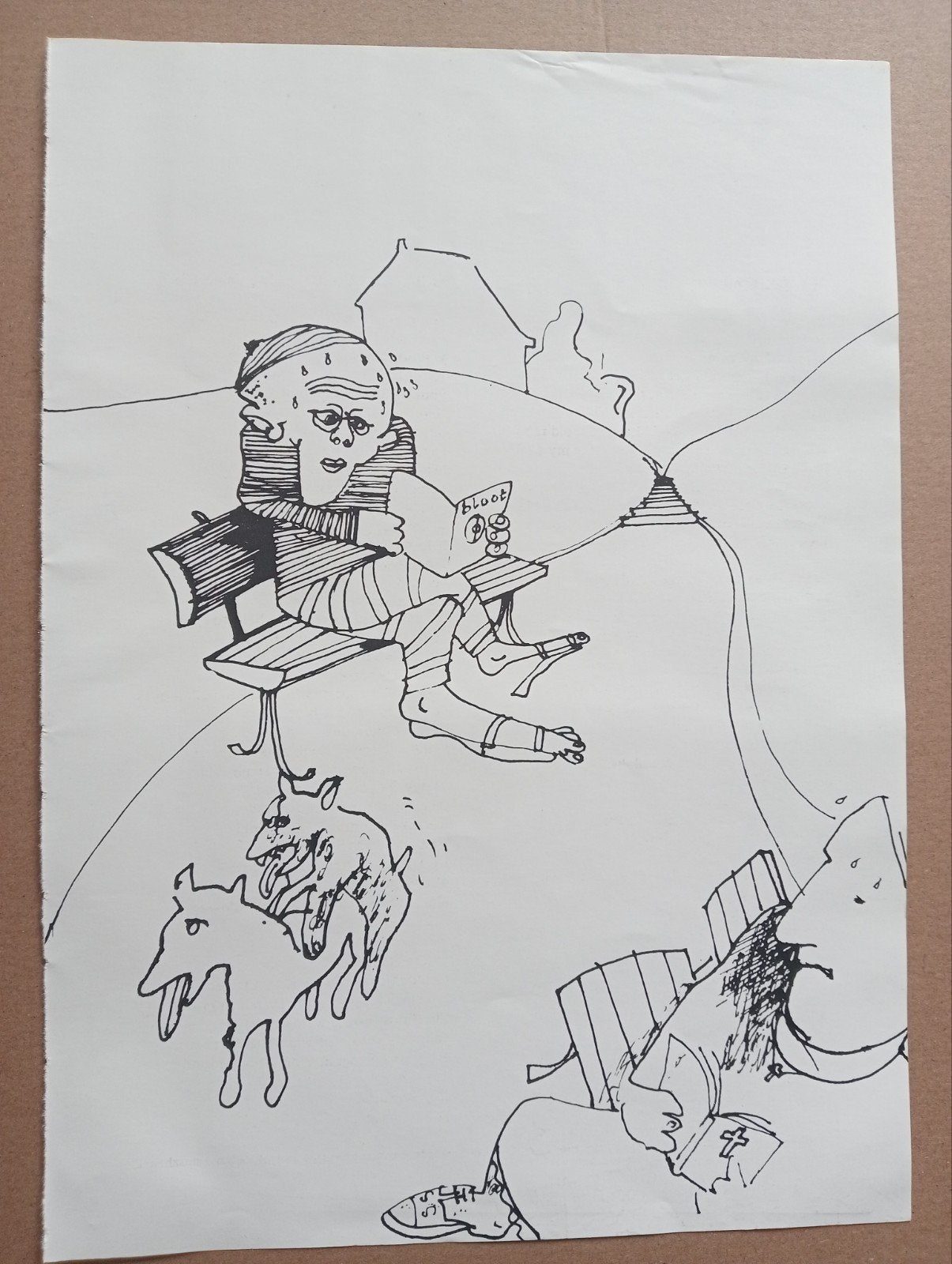 Herman Brood print, Ophalen of Verzenden