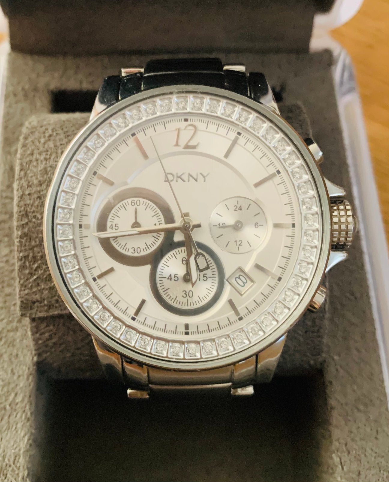 DKNY Donna Karen watch NY-4690., Sieraden, Tassen en Uiterlijk, Horloges | Dames, Ophalen of Verzenden, Zo goed als nieuw, Staal