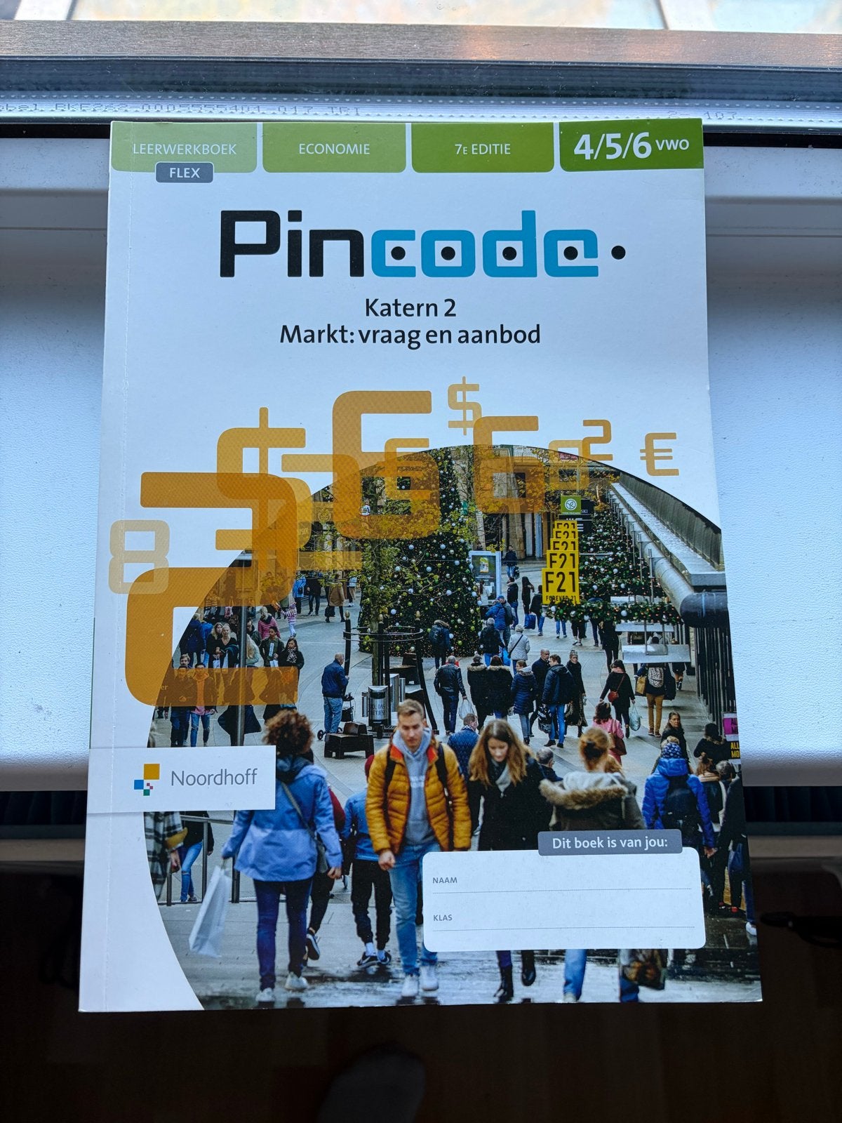 Pincode Economie 7e editie 4/5/6 VWO Leerwerkboek, Ophalen of Verzenden, Zo goed als nieuw, VWO, Economie