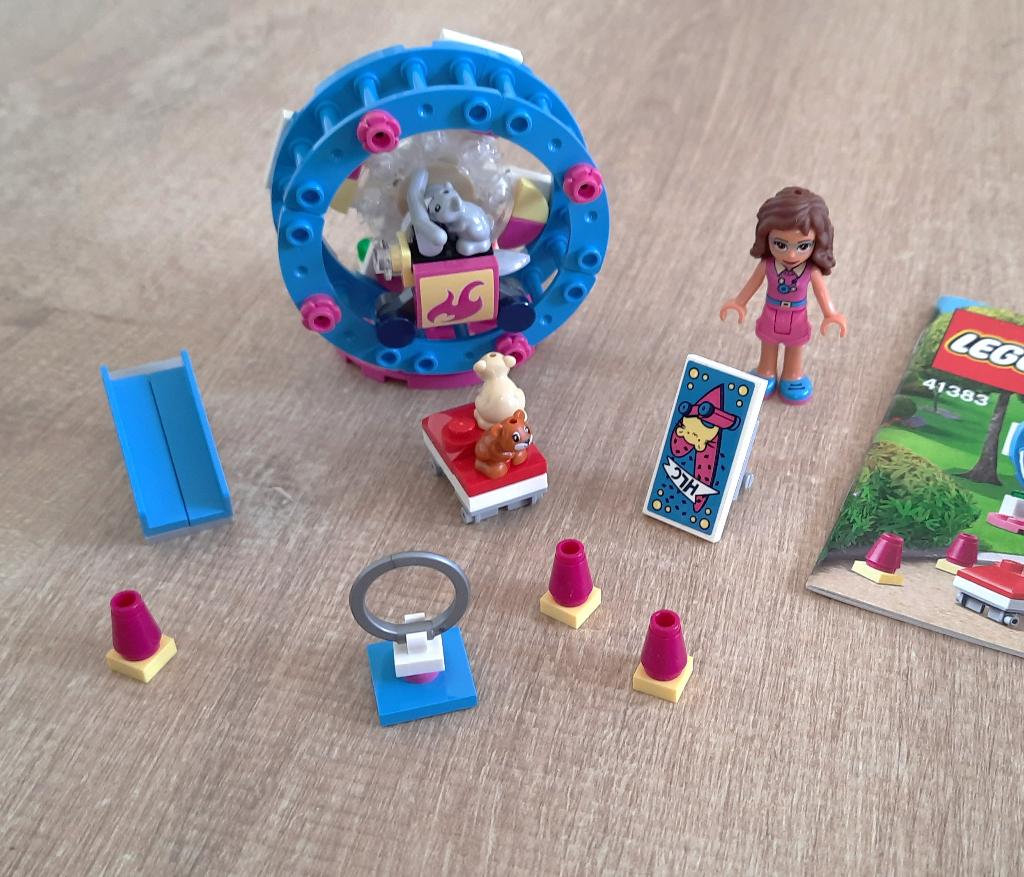 Lego 41383 (Olivia's Hamster Playground - 2019)., Ophalen of Verzenden, Zo goed als nieuw, Complete set, Lego