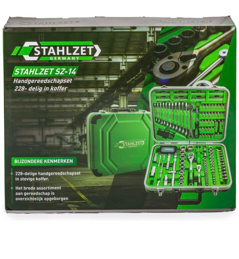 Nieuwe stahlzet doppenset ratelset gereedschapskoffer, Auto diversen, Autogereedschap, Nieuw, Ophalen