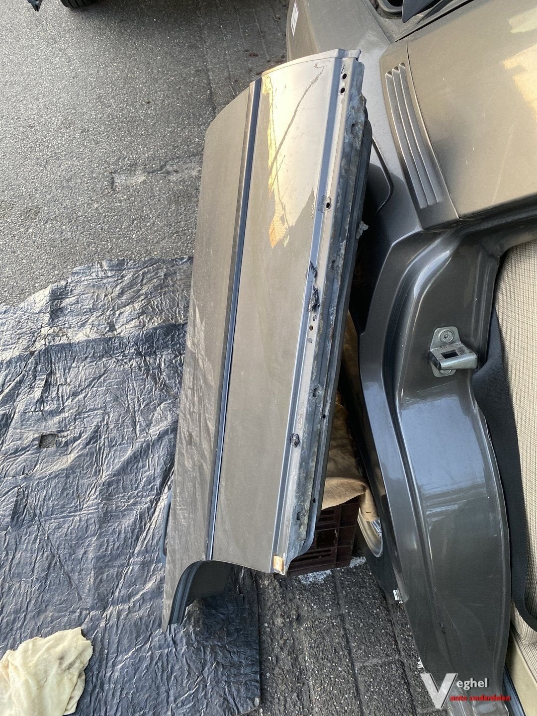 Mercedes W201 Portier Rechtsachter, Ophalen, Gebruikt, -, Deur