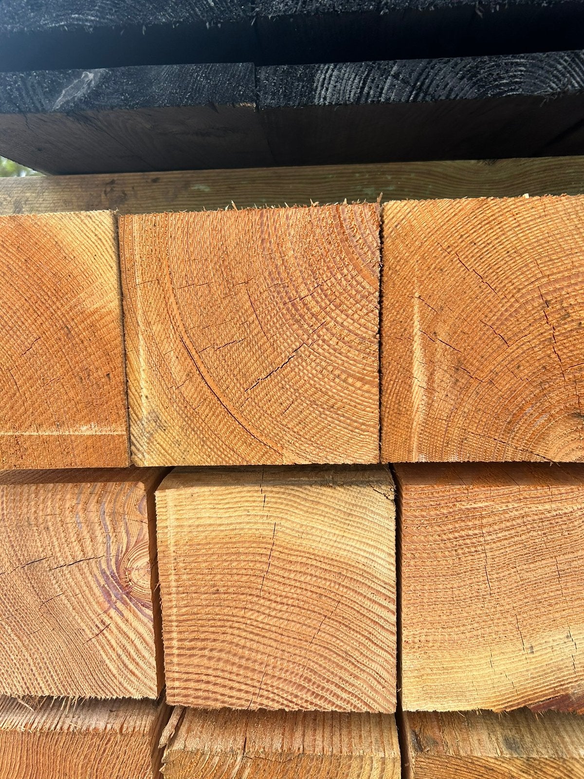 Douglas 150x150 mm palen balken, Ophalen of Verzenden, Nieuw, 250 cm of meer, Balken