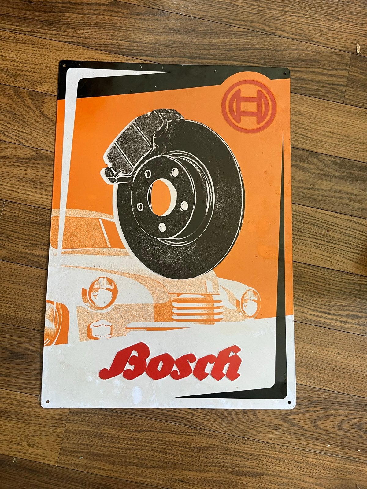 Groot Bosch reclamebord - Vintage look, Ophalen, Gebruikt