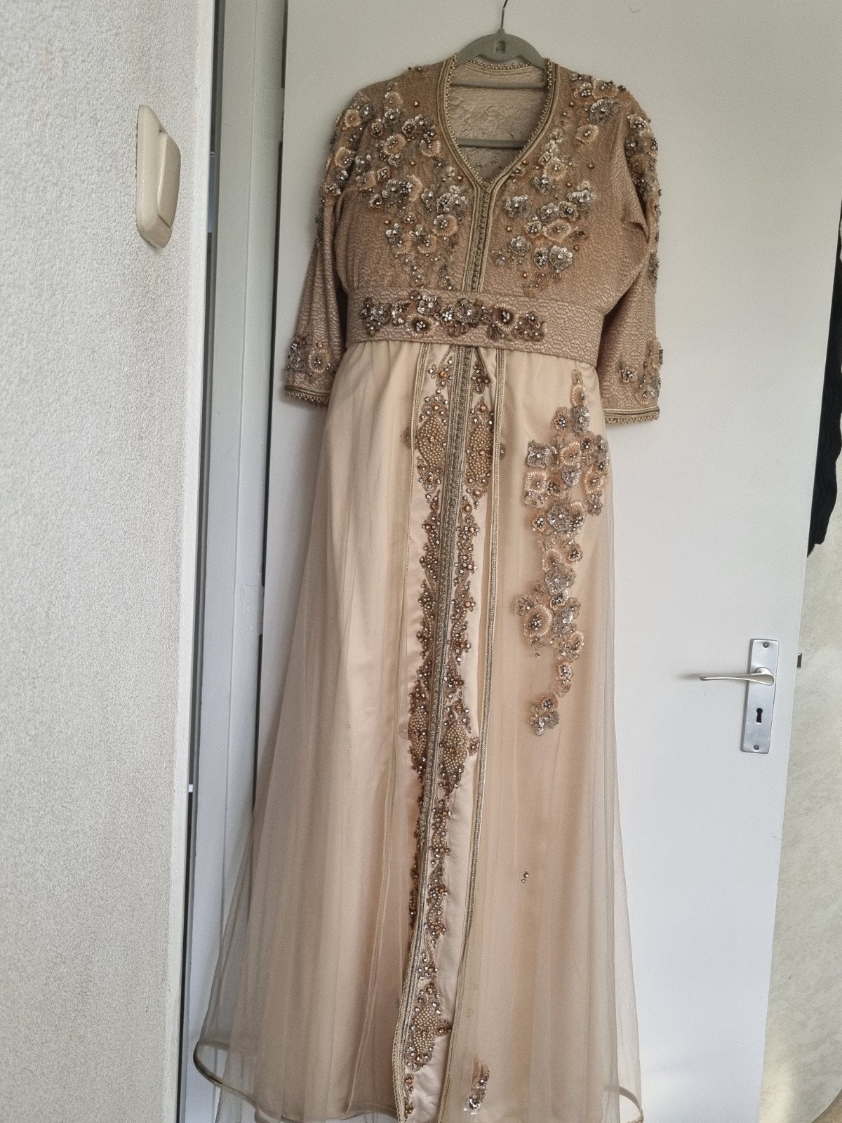 Takchita, Kleding | Dames, Gelegenheidskleding, Maat 38/40 (M), Overige typen, Blauw, Ophalen of Verzenden