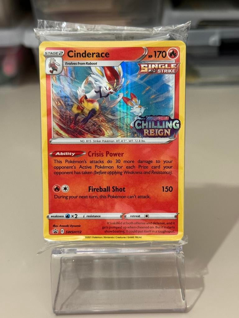 Cinderace Chilling Reign Stamp Promo Sealed Deck, Verzenden, Zo goed als nieuw