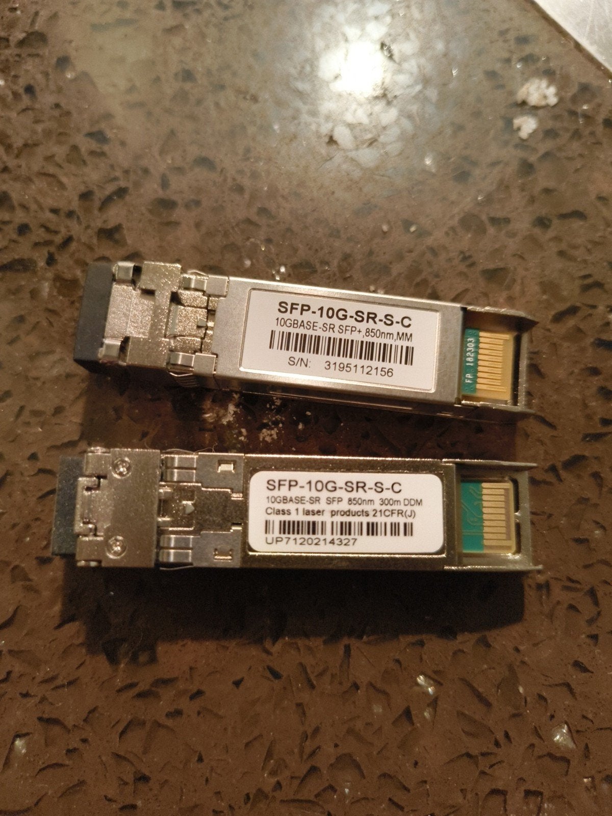 SFP-10G-SR-S-C 10GBASE-SR SFP+ 850nm MM Transceivers, Computers en Software, Ophalen of Verzenden, Zo goed als nieuw, Extern, Onbekend