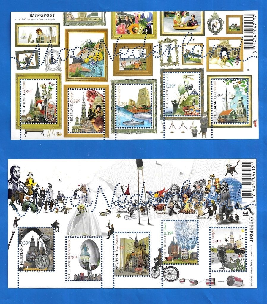 Mooi Nederland 2006 NVPH 2442-2443 - Verzamelvellen 3 & 4, Verzenden, Na 1940, Postfris