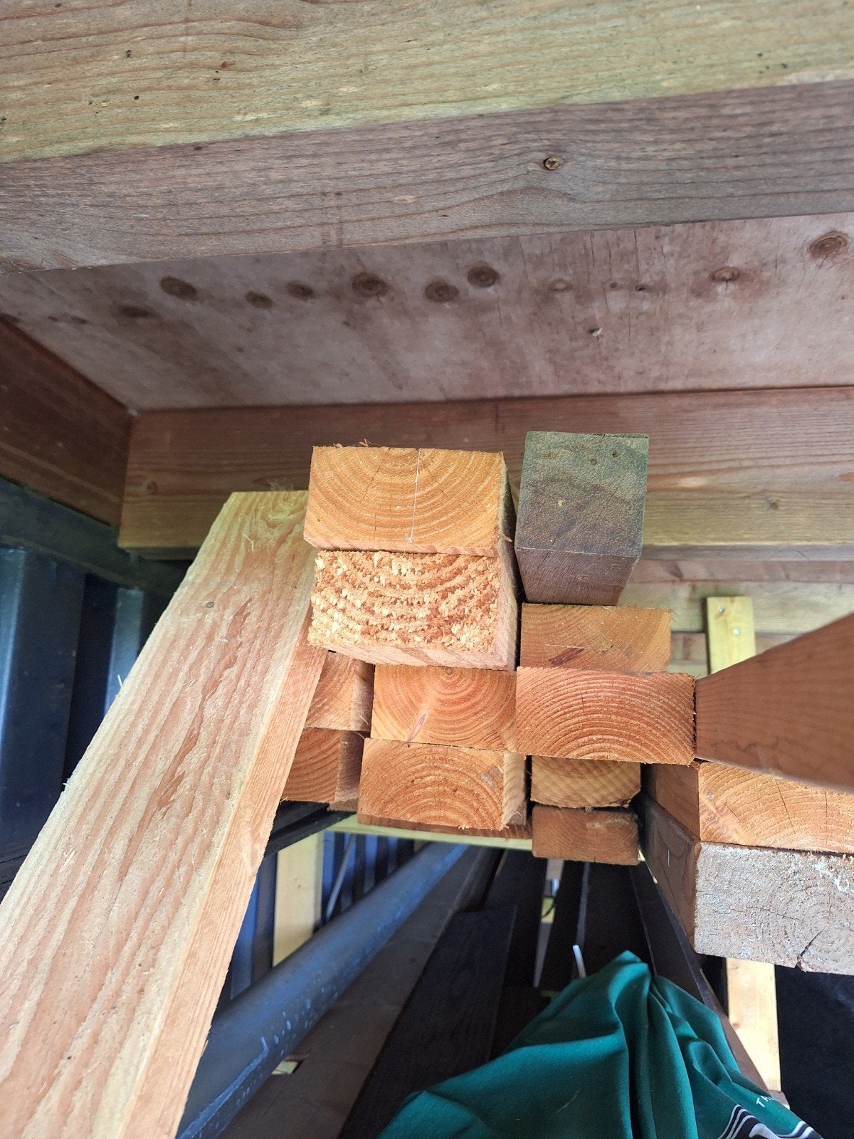 Douglas balken 5x10 cm, 3 meter lang (8 stuks), Doe-het-zelf en Verbouw, Ophalen, Nieuw, Balk, Overige houtsoorten