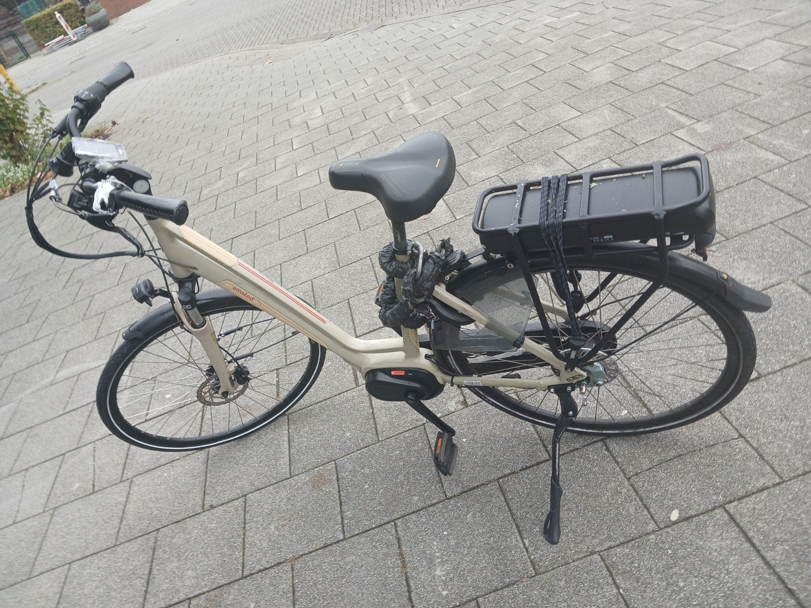 Amslod elektrische fiets - defect, voor handige Harry, Fietsen en Brommers, Ophalen, Gebruikt, 50 km per accu of meer, Overige merken