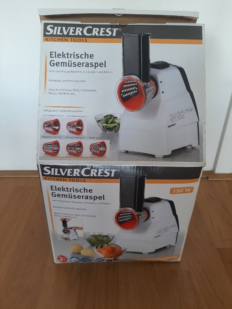 Elektrische Groenterasp Silvercrest, Ophalen, Nieuw