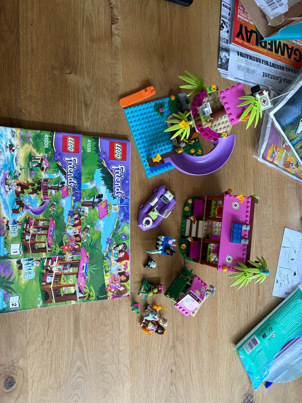 Lego Friends Jungle Reddingsbasis 41038, Lego, Friends, Ophalen of Verzenden, Zo goed als nieuw