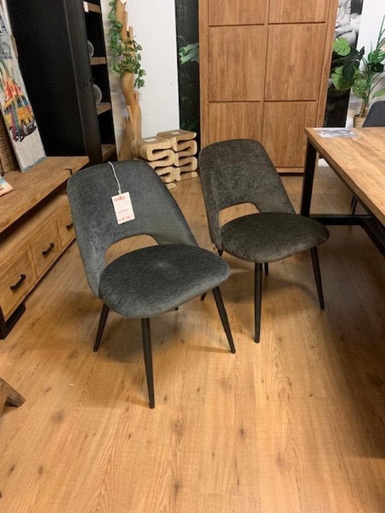 Stoel Esmee in Velvet stof, KOOPJE;  de laatste 2, is p. st., Ophalen, Twee, Overige kleuren, Nieuw