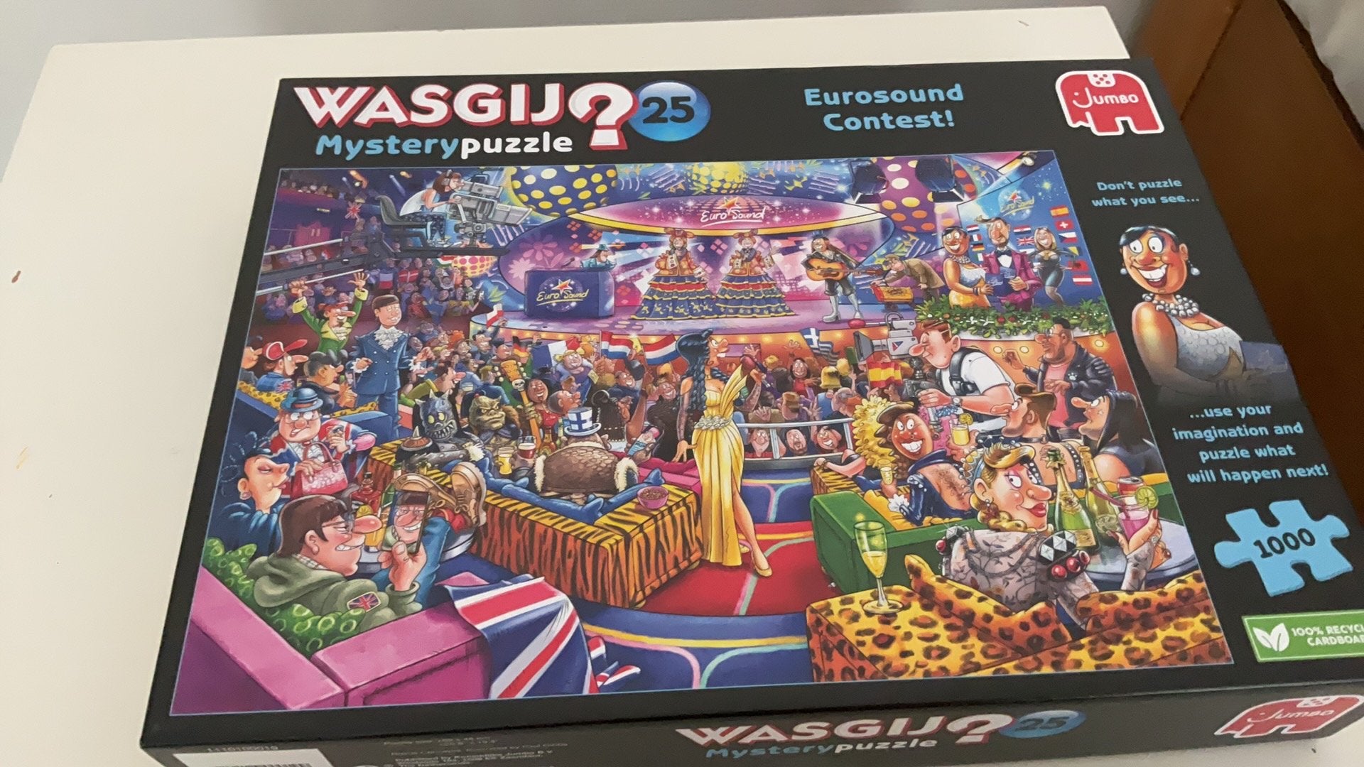 Wasgij puzzel mystery 25, Ophalen, 500 t/m 1500 stukjes, Zo goed als nieuw