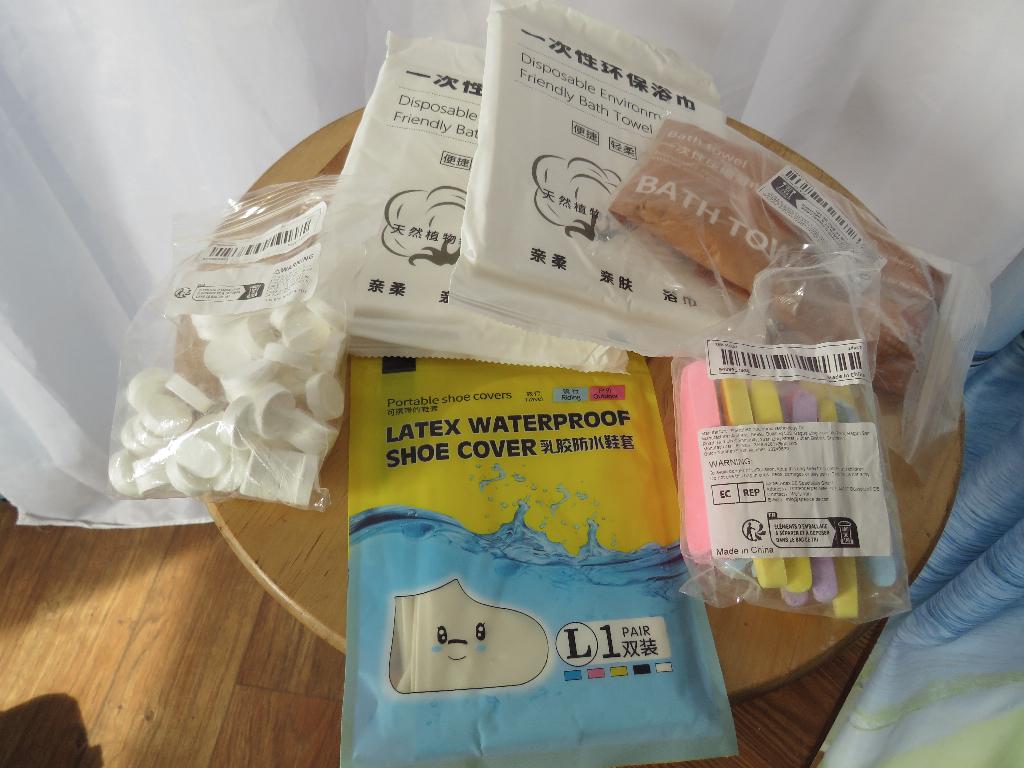 travel compressie items  handdoeken doekjes sponsjes zeep, Ophalen of Verzenden, Nieuw