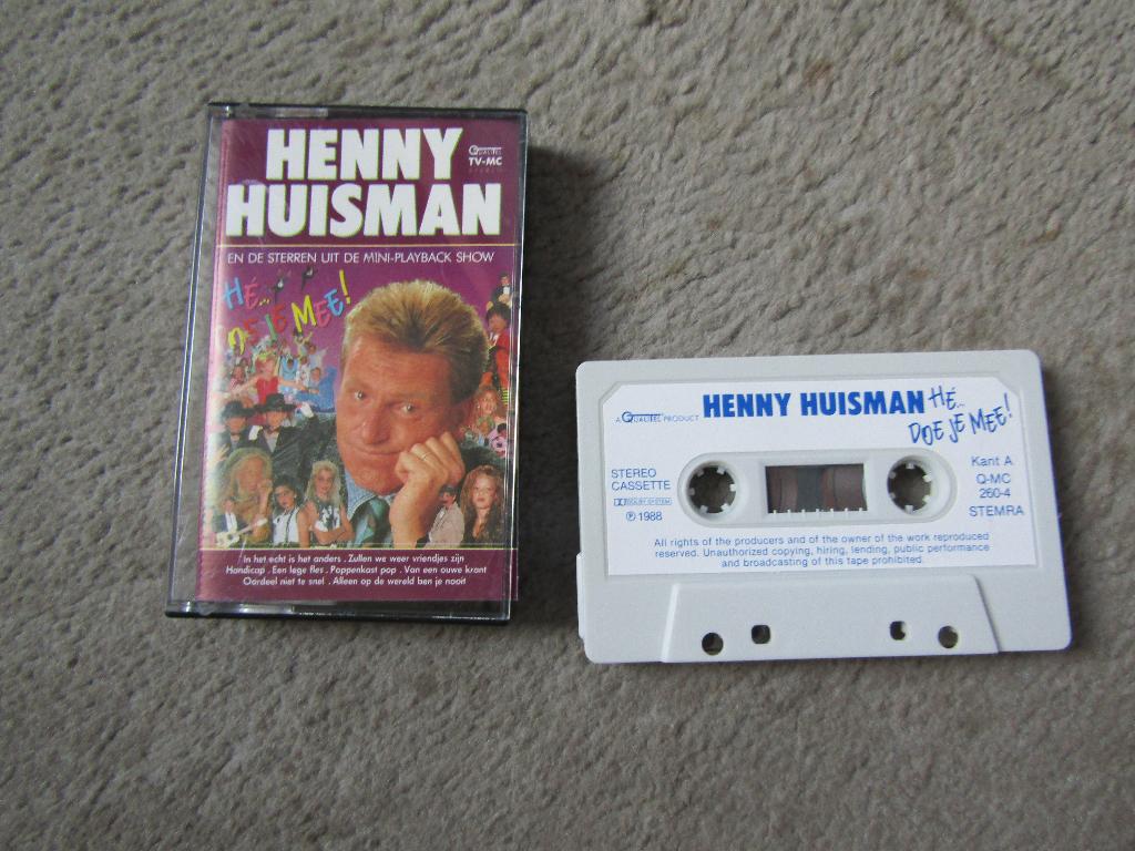 Cassette: Henny Huisman en de sterren uit mini-playbackshow, Gebruikt, Kinderen en Jeugd, 1 bandje, Ophalen of Verzenden