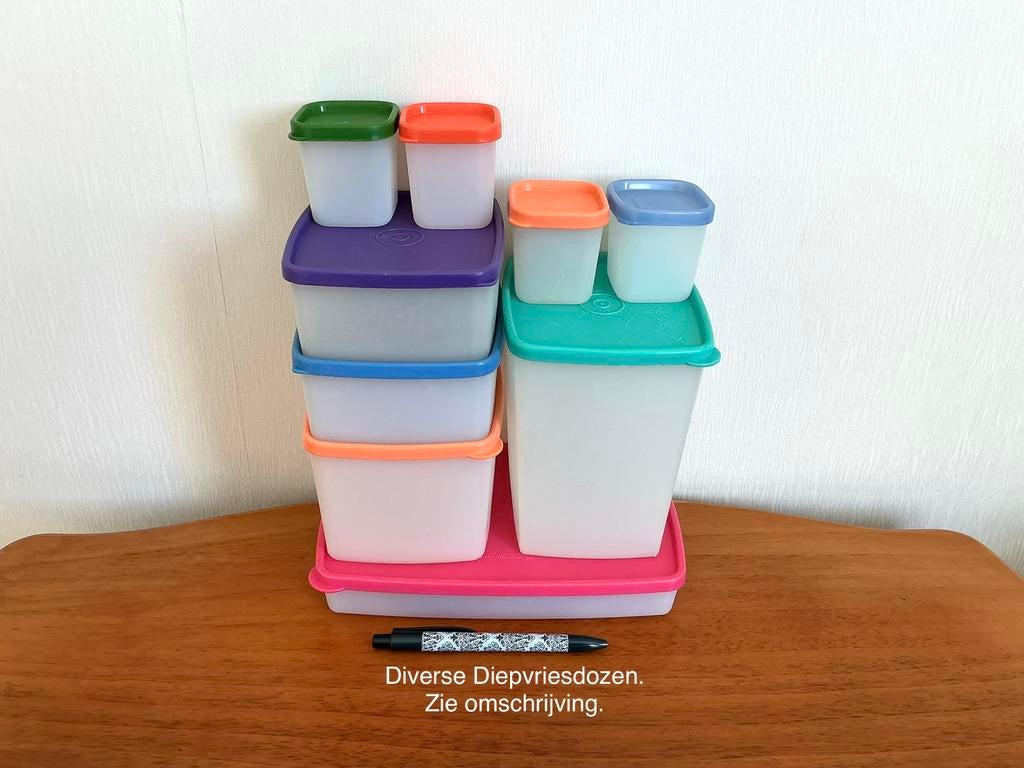 Tupperware Diverse Diepvriesdozen zie omschrijving., Huis en Inrichting, Keuken | Tupperware, Ophalen of Verzenden
