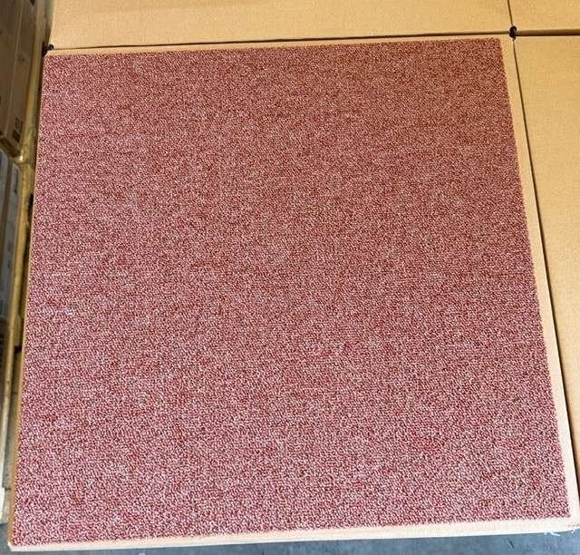 Desso Stratos 4432  licht rood tapijttegels 50x50cm nieuw, Huis en Inrichting, Niet ingevuld, Niet ingevuld, Nieuw, Geel