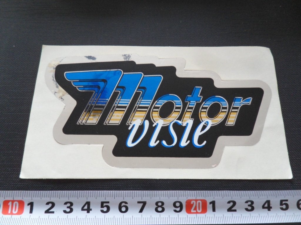 sticker folie logo MOTOR VISIE MOTORVISIE *, Ophalen, Zo goed als nieuw