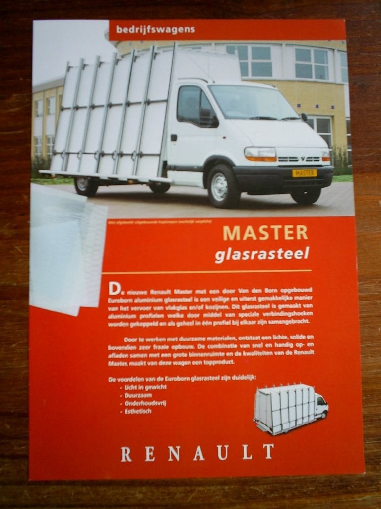 Renault Master Glasrasteel, Ophalen of Verzenden, Zo goed als nieuw, Renault